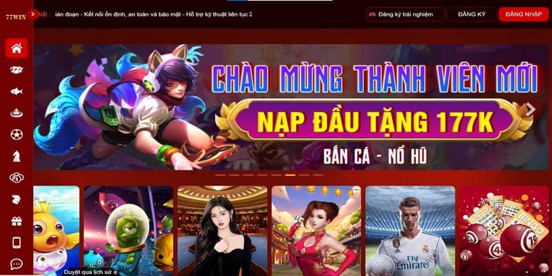 Điền thông tin đăng nhập 77WIN Điền thông tin đăng nhập 77WIN